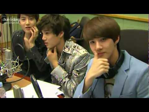 120507 EXO-K Kiss the radio. Sehun focused. BABY. 슈키라 보이는 라디오 세훈 편집.