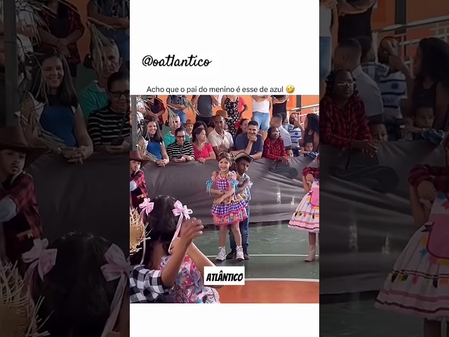reação do pai diz td, se e menina o susto é garantido!😂💥 Assiste até o final e tenta n rir! #saojoao