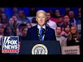 Biden called election denier for remark at rally