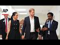 Prince Harry and Meghan visit children’s hospital on privately funded Australia trip