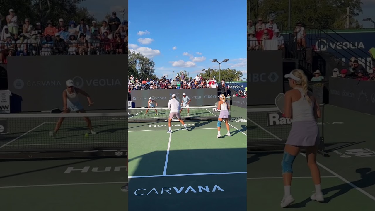 A PERFECT combo for Anna Leigh Waters 👏 Unbelievable pickleball!