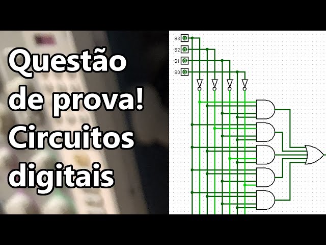 QUESTÃO DE PROVA! PROJETO DE CIRCUITO DIGITAL COM PORTAS NAND