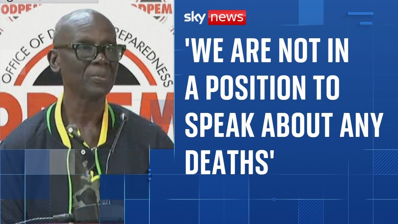 'We cannot presume there are deaths' says Jamaica's local government minister