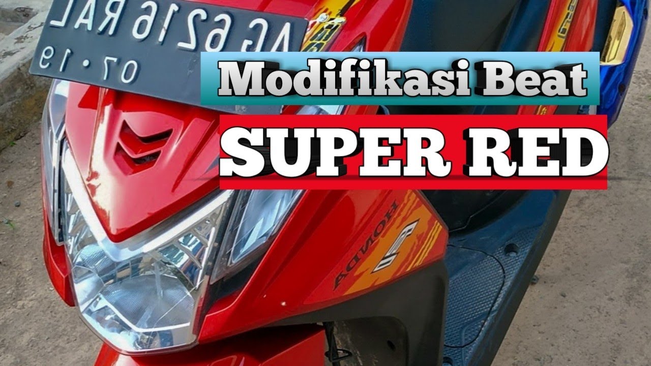 Modifikasi Beat Fi Super Blue By Saiful Sany