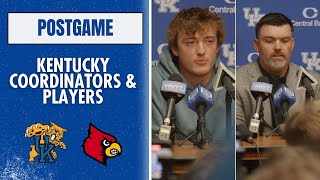 Kentucky Coordinators and Players discuss 41-0 loss to Louisville