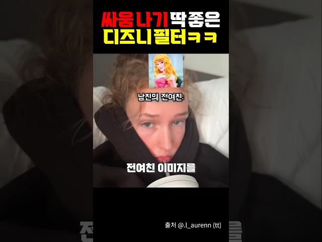 싸움 나기 딱 좋은 디즈니 필터 ㅋㅋㅋㅋ