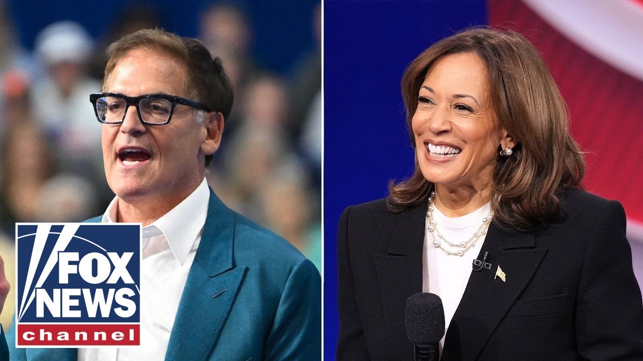 Mark Cuban grilled on Kamala Harris' flip-flops: She's 'evolved'