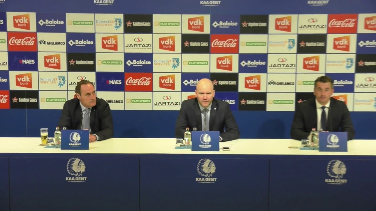 Persconferentie na KAA Gent - KV Oostende