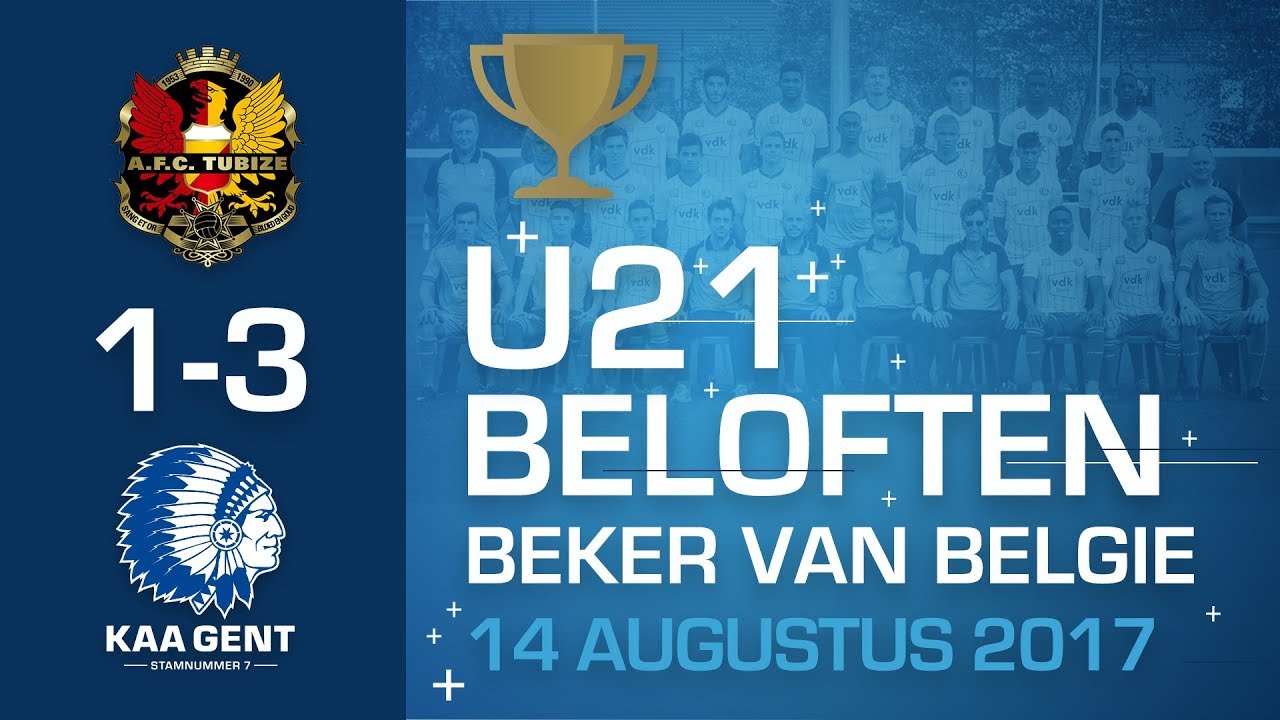 Beloften: AFC Tubize - KAA Gent (1-3)