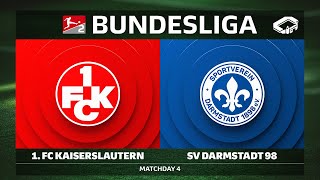 1. FC Kaiserslautern vs. SV Darmstadt 98 | Matchday 4 — Bundesliga 2 2025/26