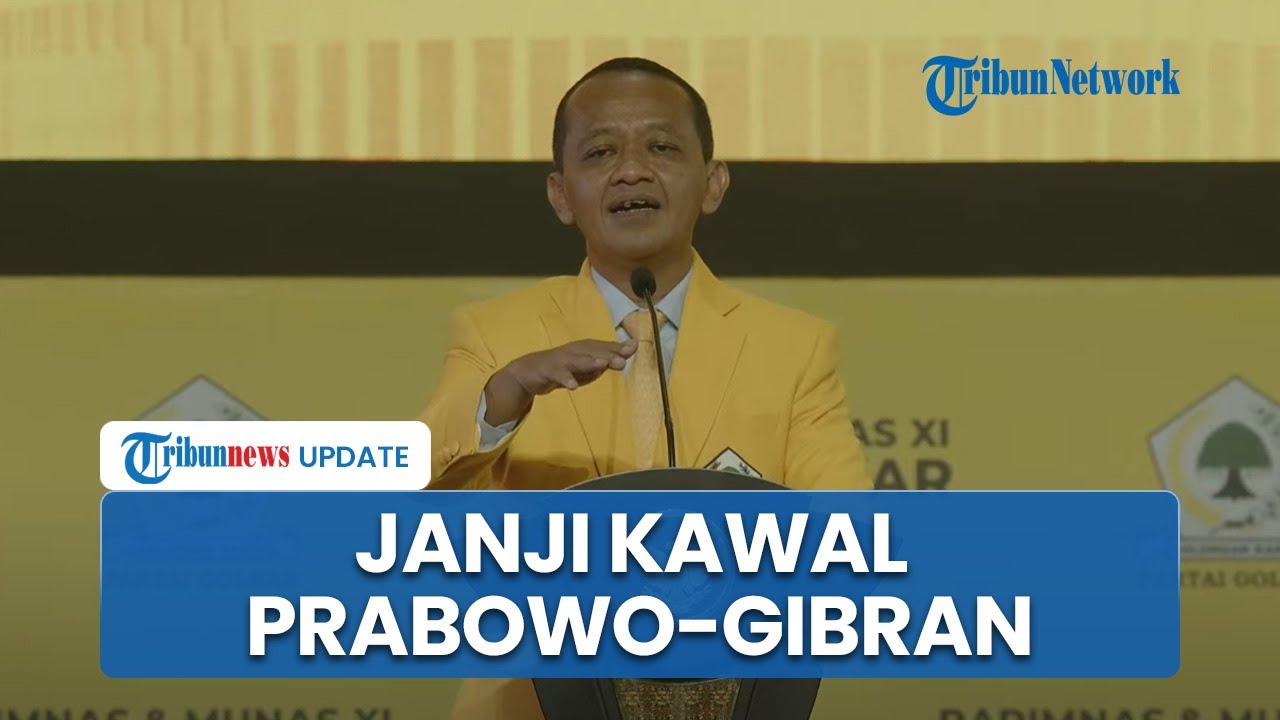 [FULL] Pidato Bahlil Lahadalia saat Penutupan Munas Golkar, Janji Kawal Pemerintahan Prabowo-Gibran