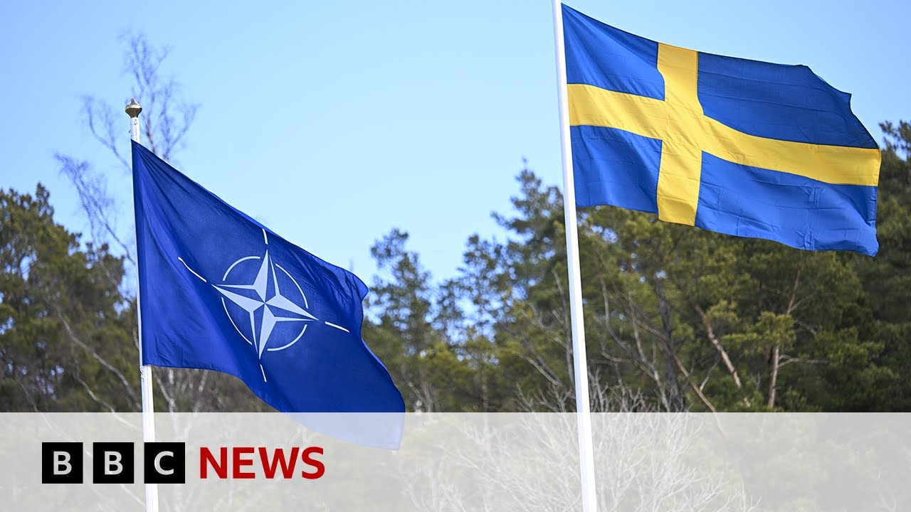 Sweden and Finland join Nato military exercises | BBC News