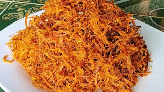 Khô Heo - Cách làm Khô Heo Sợi thơm ngon ngọt thịt đơn giản không cần lò sấy | Thảo Phan Vlog