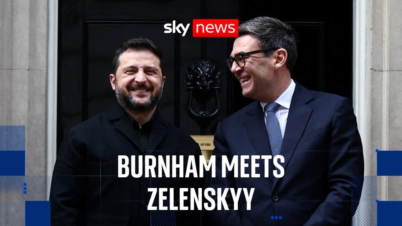 Burnham welcomes Zelenskyy to Downing Street