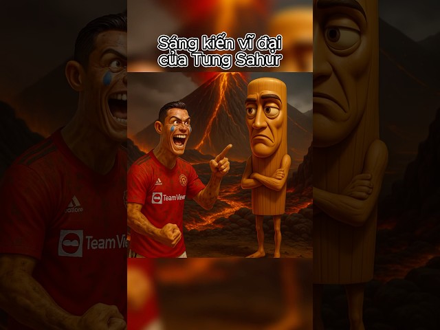 Sáng kiến vĩ đại của Tung Tung Tung Sahur khiến Ronaldo bất ngờ | MOCHI TV #Kechuyen #Cartoon #Story