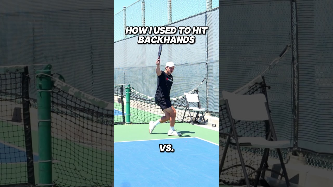 How to Hit Backhands in Pickleball #pickleball