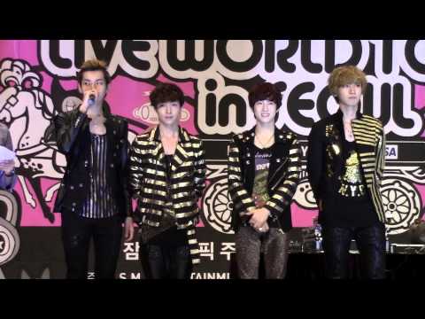 EXO ( KRIS LAY SUHO CHANYEOL ) 【SMTOWN Welcome Party 】