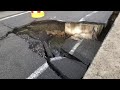 Unseen Footage: Aftermath of 7.6 Magnitude Quake: Road Damage Near Port in Japans Noto Region |