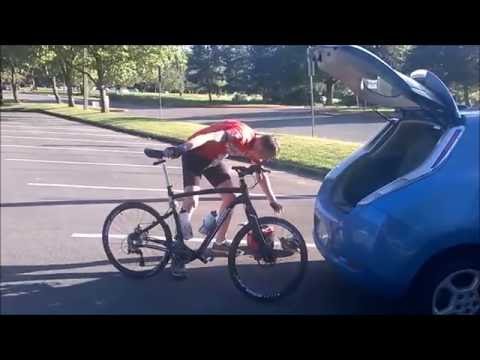 One minute into car One minute into car
