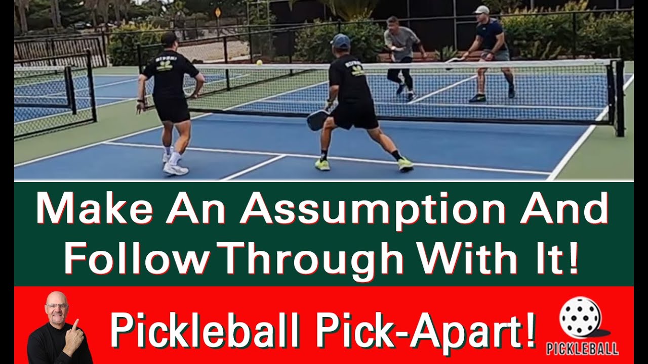 Pickleball! There Are Clues Before A Game Starts That May Help You Devise A Winning Strategy!