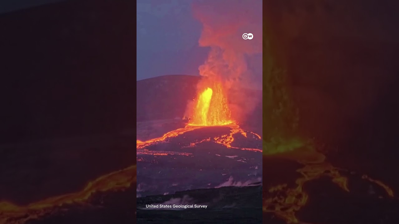 Hawaii’s Kilauea spews out lava dozens of meters up in the air | DW News