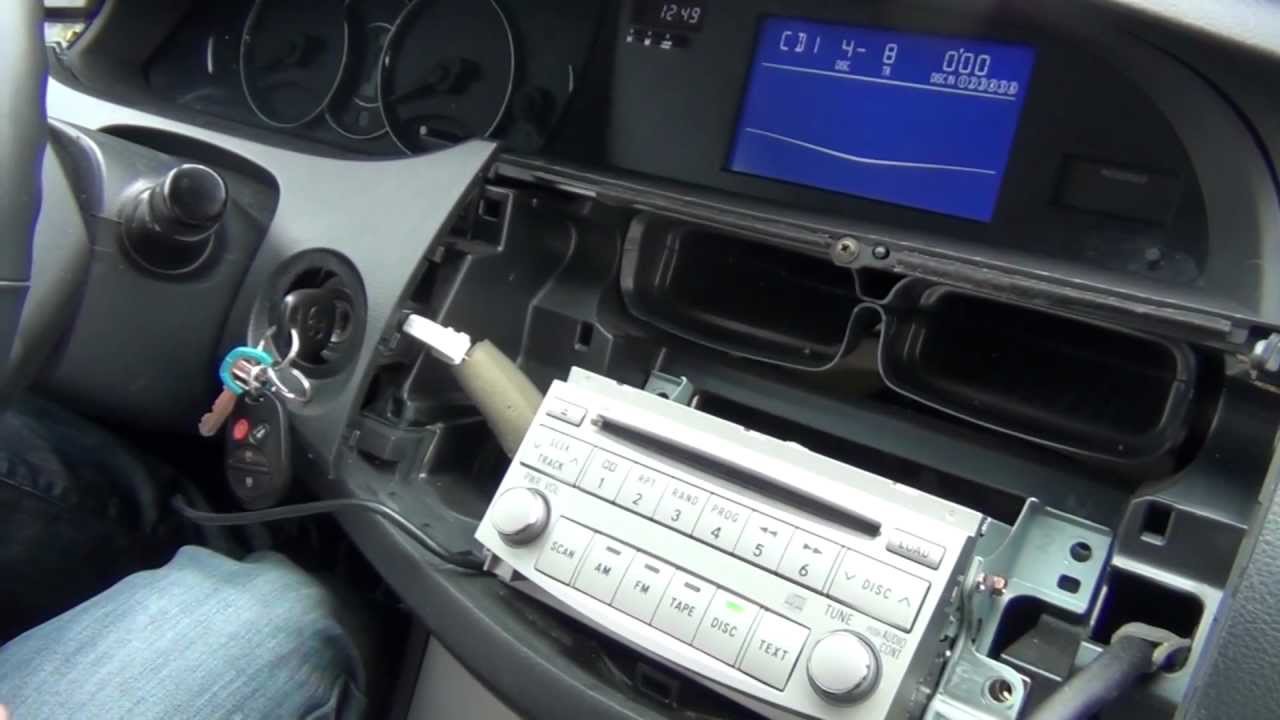 2007 Toyota avalon stereo removal