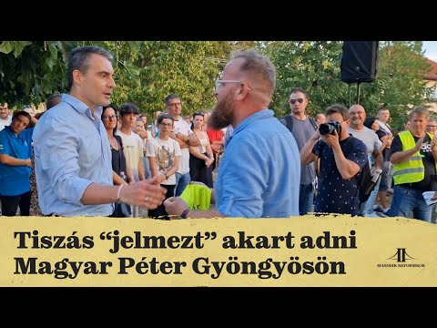 Tiszás "jelmezt" akart adni nekem Magyar Péter Gyöngyösön | Vona Gábor vlogja