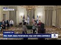 President Trump hosts joint press conference with Israeli Prime Minister Benjamin Netanyahu: LIVE
