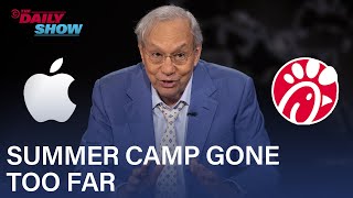 Big Companies like Chick-fil-A and Apple Take On Summer Camp - Back in Black | The Daily Show