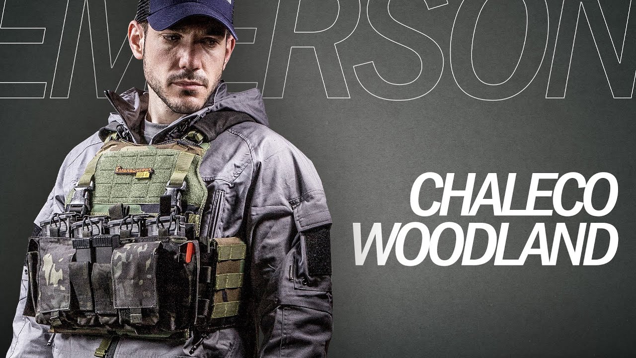 CHALECO de EMERSON en WOODLAND | EMERSONGEAR SCARAB TACTICAL VEST
