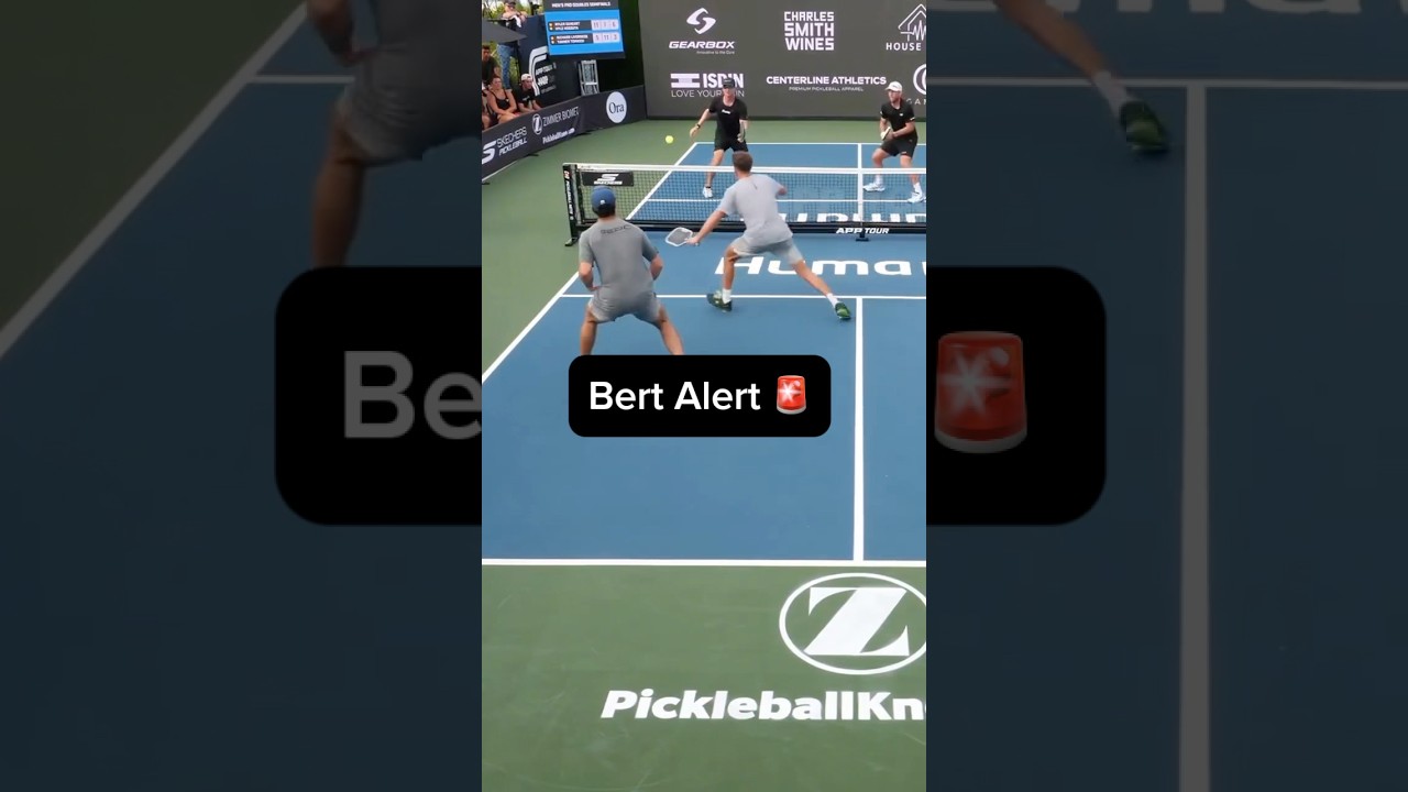 We see a lot of Ernes, but not enough Berts 🤩 🎥: @TheAPPTour #shorts #pickleball