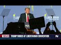 Trump booed at Libertarian National Convention  - 02:11 min - News - Video