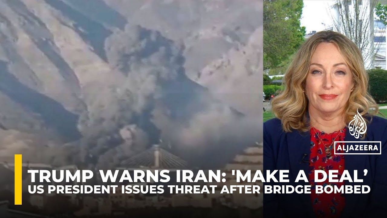 Trump posts Iran bridge strike video, calls for deal and warns of escalation