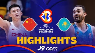 FIBA Basketball World Cup 2023 Qualifiers - 2nd round: Highlights of the game - China vs Kazakhstan