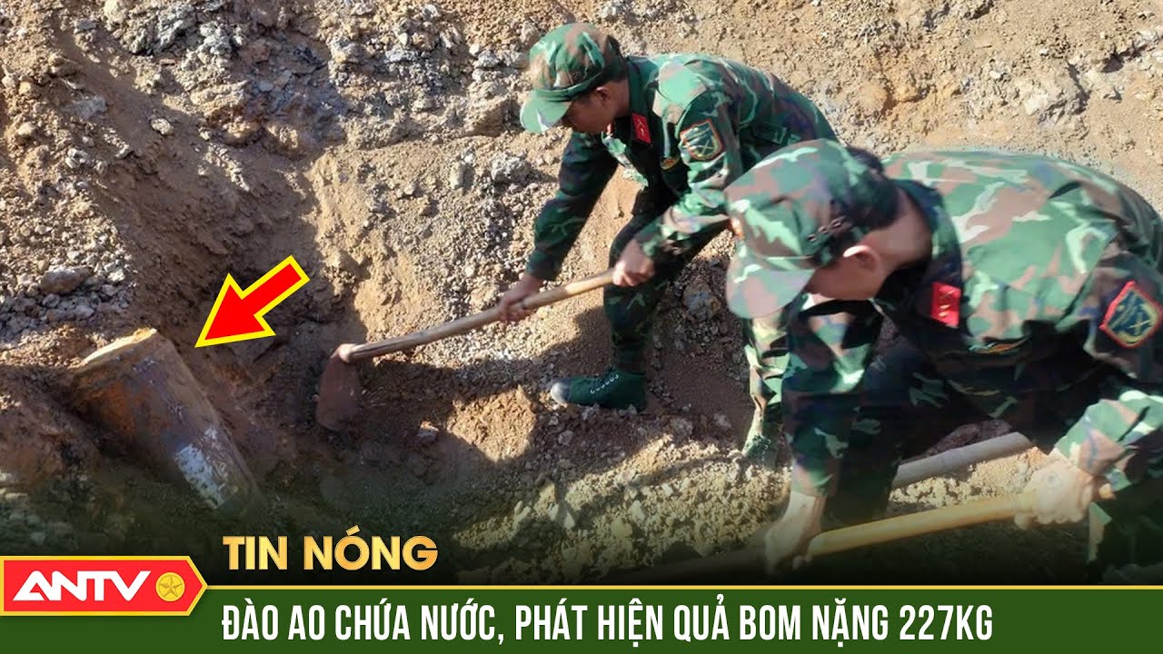 Đào ao tưới sầu riêng, phát hiện 1 quả bom khoan MK82 nặng 227kg | ANTV