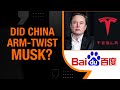 Tesla China Baidu Maps Connect | Elon Musk Pushes Tech Diplomacy In China | Why Tesla Missed India