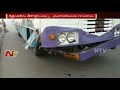 Bus Rolls Over at LB Nagar : Many Injured