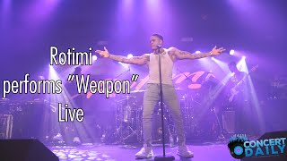 Rotimi performs &quot;Weapon&quot; live; All Or Nothing Tour Baltimore