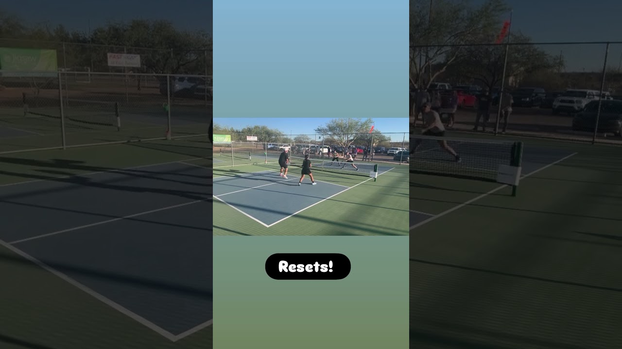All resets #Pickleball #PickleballHighlights #PickleballLife #Shorts #YouTubeShorts