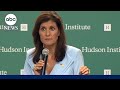 Nikki Haley says she will be voting for Trump