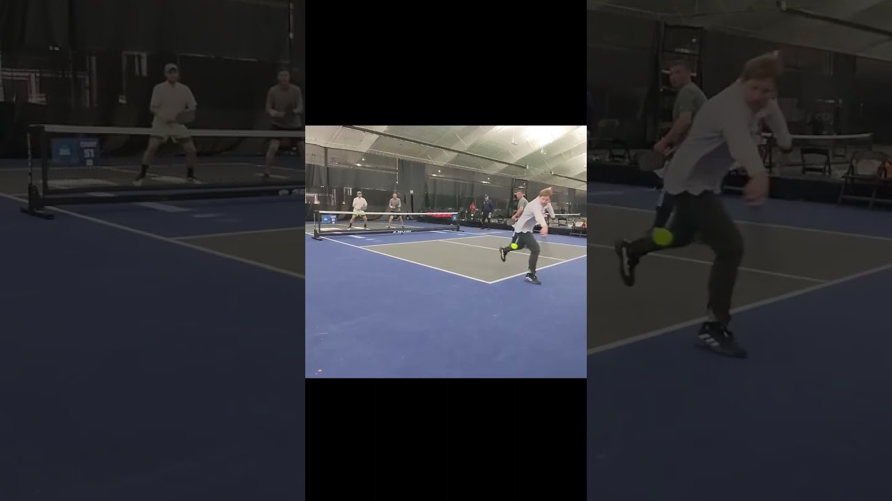 Perfect drop! What is this shot called? #pickleballdoubles #tennis