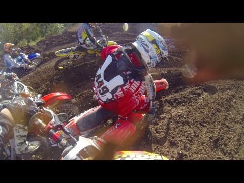 HELMET CAM: Jimmy Decotis - DEP Pipes 2 Stroke Shootout - Sleepy Hollow (MXPTV) 