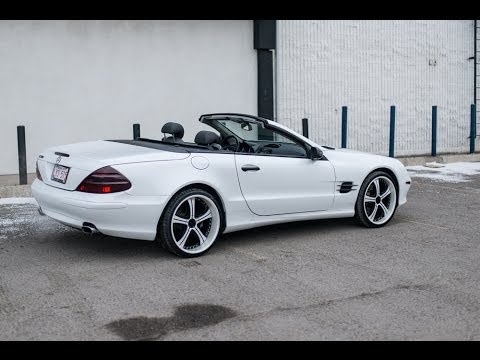 Mercedes sl500 white #4