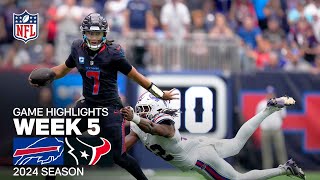 Buffalo Bills vs. Houston Texans | 2024 Week 5 Game Highlights