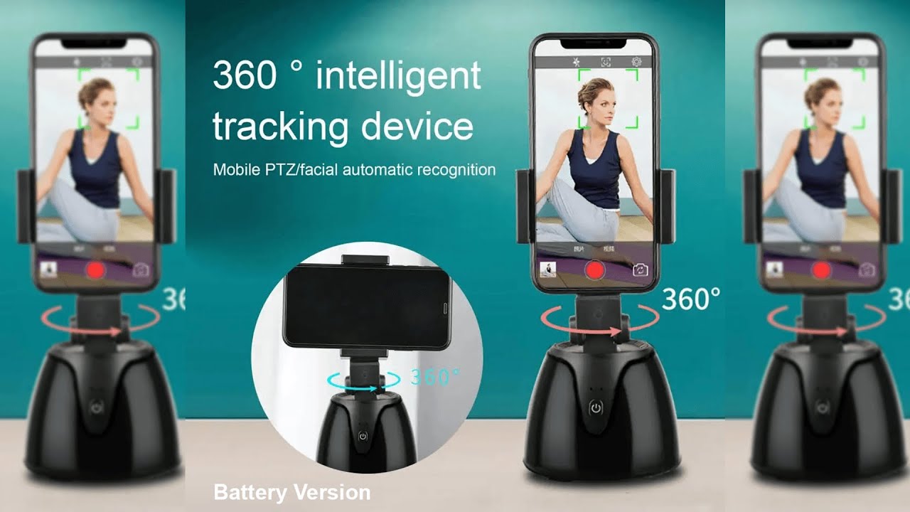 Pratinjau video produk IFollowUpro Holder HP Gimbal Stabilizer Face Tracking Battery Version - TY360