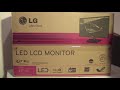 Unboxing- LG Monitor E2242 22