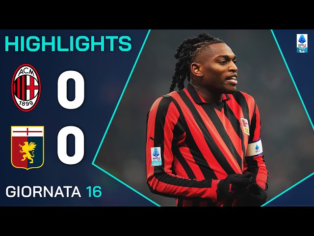 MILAN-GENOA 0-0 | HIGHLIGHTS | 16ª GIORNATA | SERIE A ENILIVE 2024/25