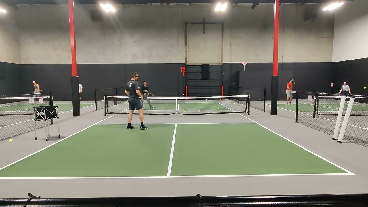 Pickleball 5.0 Improves his Drops With a Pro