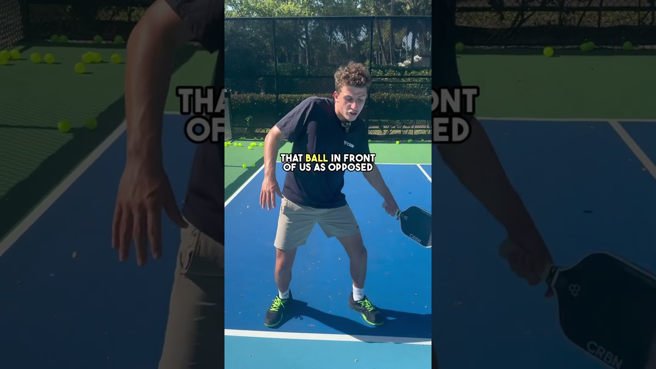 Do THIS when dinks get behind you! #pickleballtips #pickleball