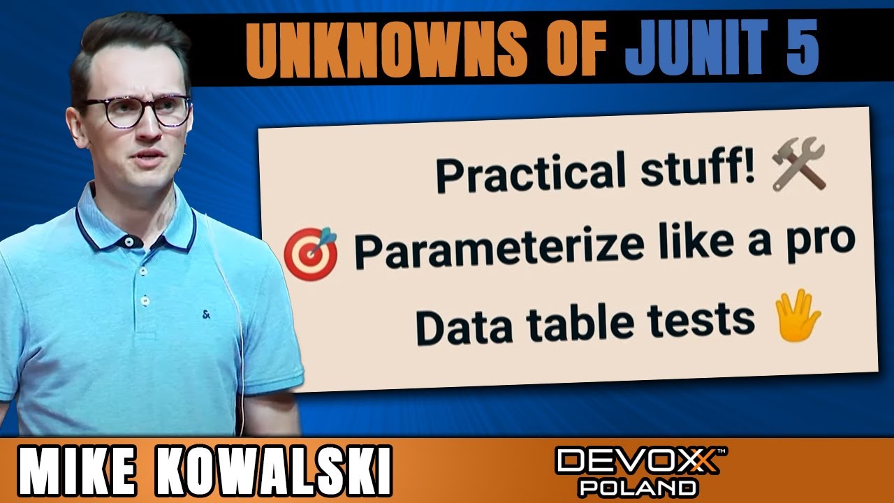 The Unknowns of JUnit 5 & breathtaking  Test Features • Mike Kowalski • Devoxx Poland 2022